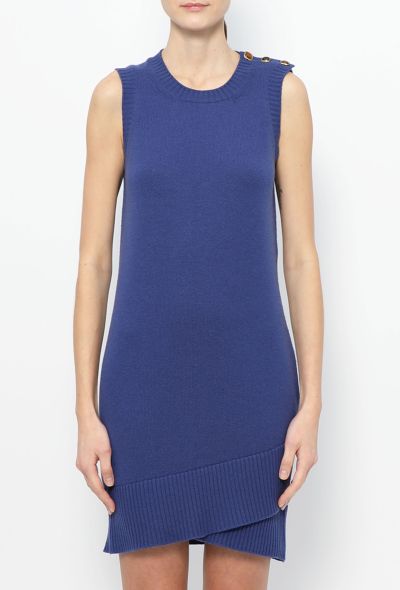 Chanel 2011 Jeweled Cashmere Knit Dress - 2
