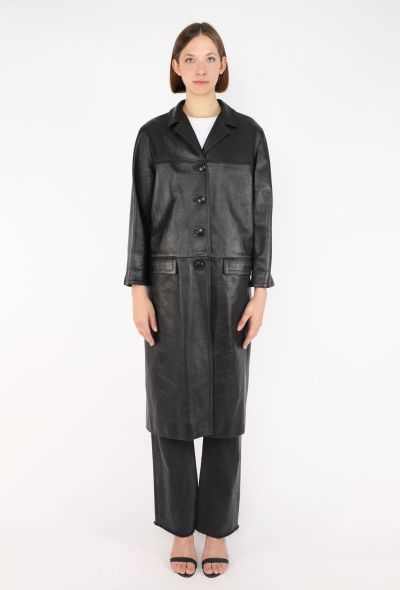 Prada Lambskin Notched Coat, 2019 - 2