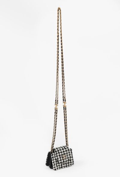 Chanel Tweed Mini Houndstooth Crossbody, 2019 - 2