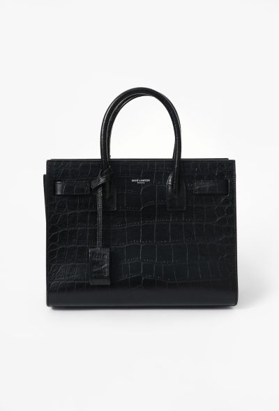 Saint Laurent Embossed Small Sac de Jour - 1
