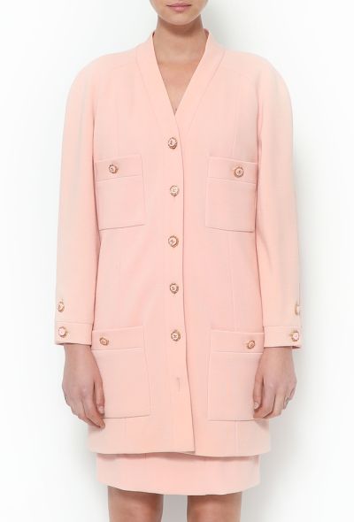 Chanel RARE '90s Crêpe 'CC' Ensemble - 2