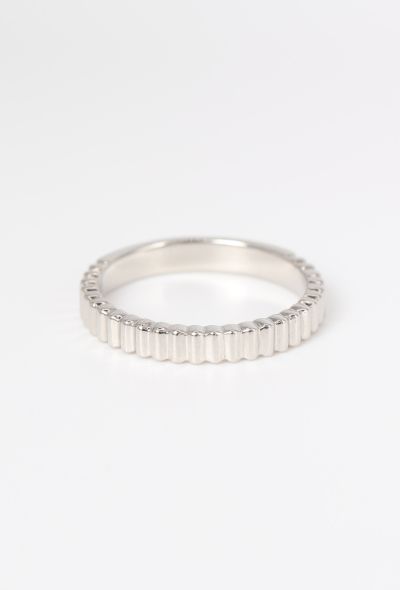 Mellerio 18k White Gold Affiniti Band Ring - 1
