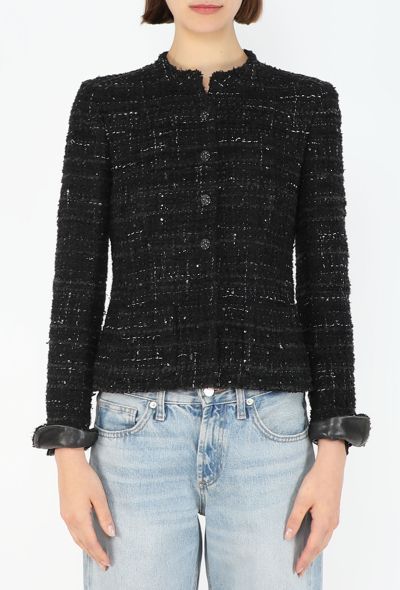 Chanel Iridescent Bouclé Tweed Jacket - 1
