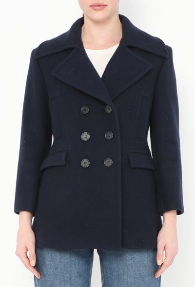 Céline 2010 Felted Wool Peacoat - 1