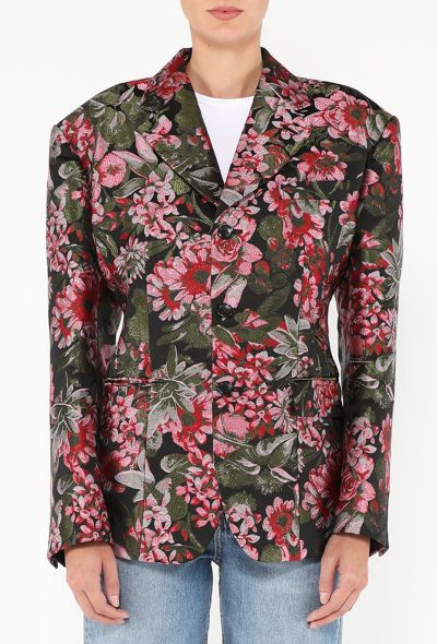 Comme des Garçons S/S 2023 Tailored Floral Blazer - 1