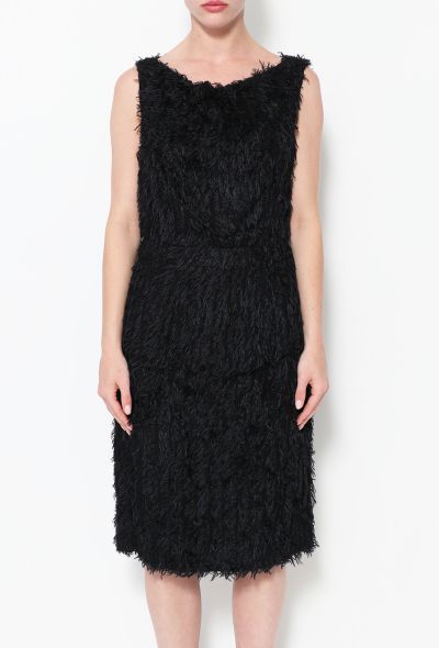 Balenciaga 2011 Frayed Silk Dress - 2