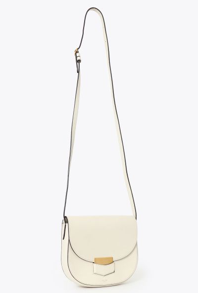 Céline White Small Trotteur Bag - 2