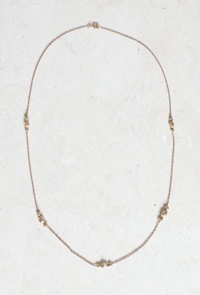 Vintage Fine Jewelry 18k Yellow Gold Delicate Necklace - 1