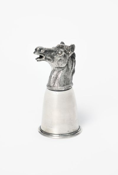 Gucci '70s Carved Horse Head Chalice - 1