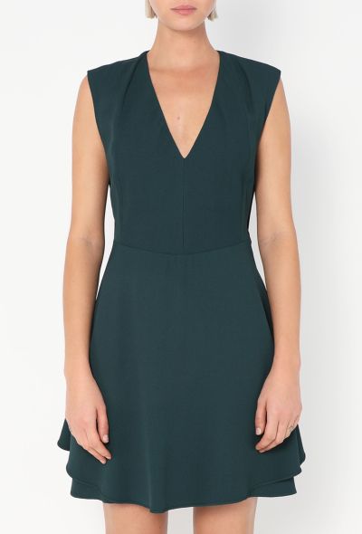 Balenciaga Open-Back Cape Dress - 1