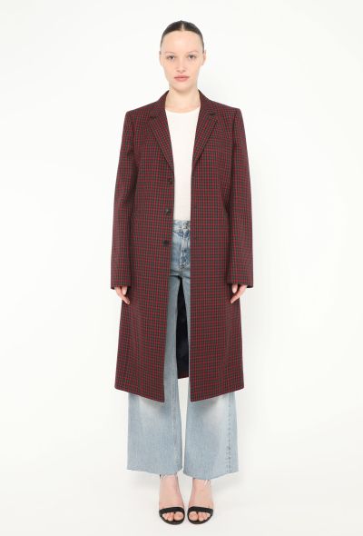 Balenciaga Pre-Fall 2018 Tartan Coat - 1