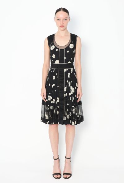 Balenciaga Patchwork Printed Crêpe Dress - 2