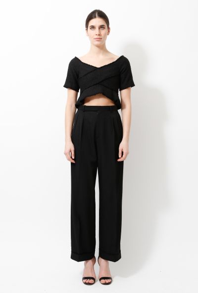 Proenza Schouler Tweed Crop Top - 1