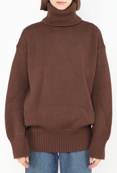 The Row 2021 Ludo Merino Turtleneck Sweater - 1