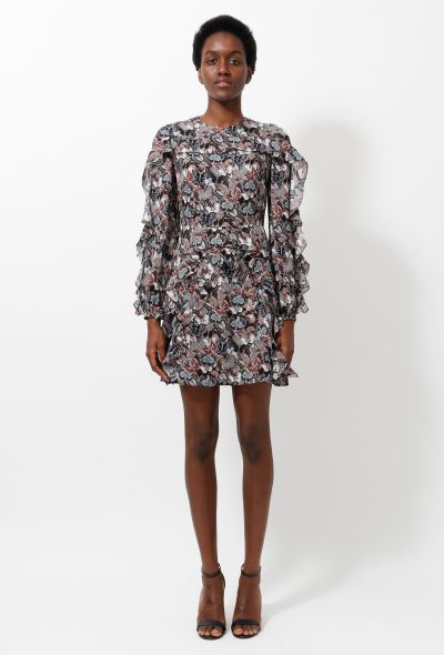 Valentino Butterfly Ruffled Dress - 2