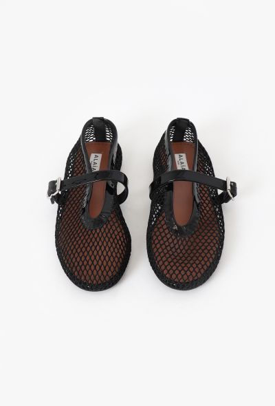 Alaïa 2023 Netted Ballerina Flats - 2
