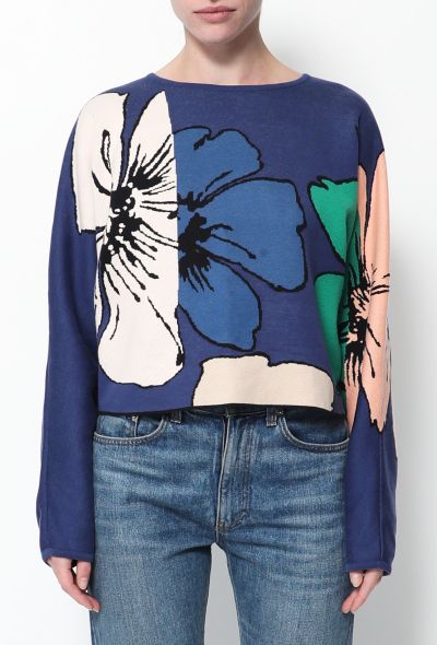 Chloé Resort 2015 Graphic Floral Top - 1