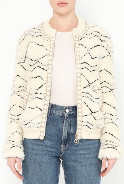 Chanel 2019 Chainlink Shearling Teddy Jacket - 2
