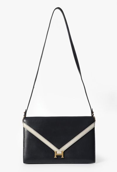 Hermès Vintage Bicolor Lydie Shoulder Bag - 1
