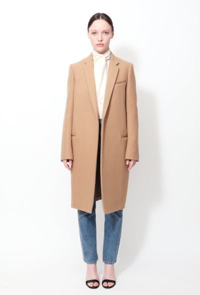 Céline Resort 2010 Camel Crombie Coat - 1