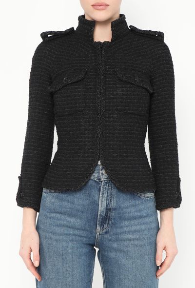 Chanel 2006 Iridescent Cinched Jacket - 1