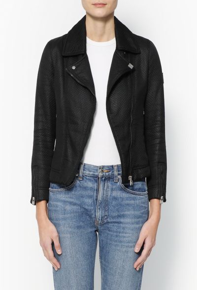 Chanel Quilted 'CC' Biker Jacket - 1