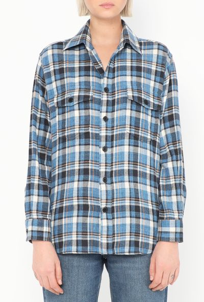 Saint Laurent S/S 2016 Flannel Shirt - 1