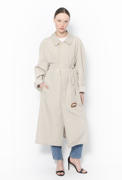 Burberry Vintage Classic Belted Trench Beige 80s - 1