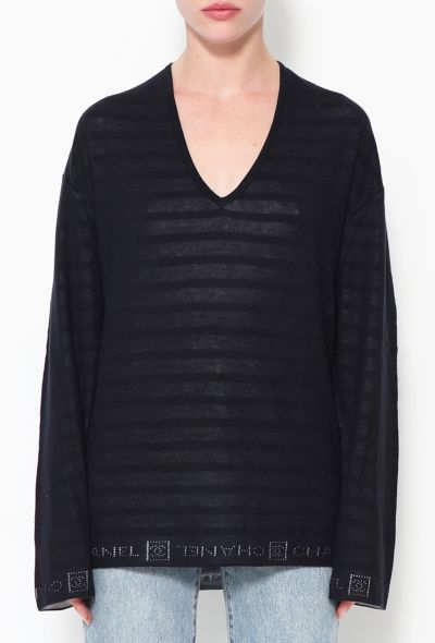 Chanel Marinière V-Neck Tunic - 1