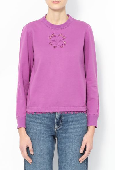 Chanel 2019 Embroidered Clover Sweatshirt - 1