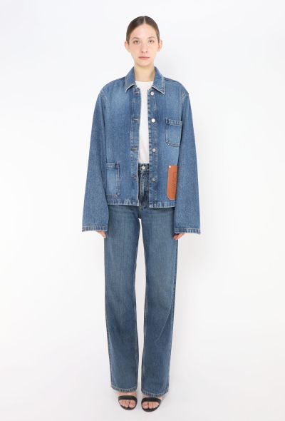 Loewe 2021 Anagram Denim Jacket - 2