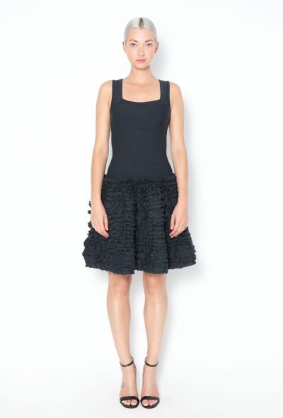 Alaïa Tiered Bodycon Skater Dress - 2