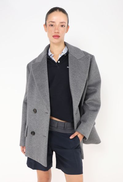Miu Miu F/W 2023 Oversized Felted Blazer - 1