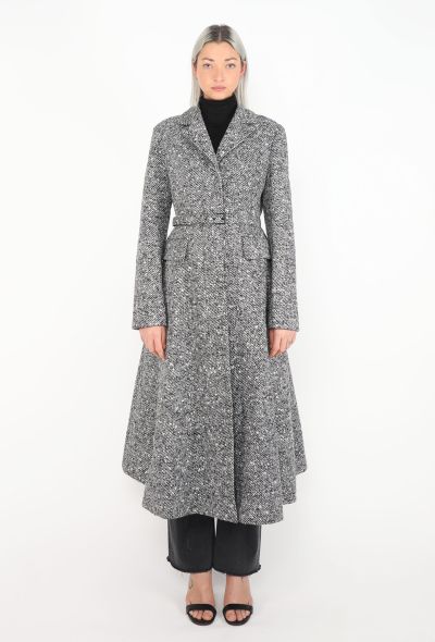 Dior 2023 Bouclé Tweed Bar Coat - 1