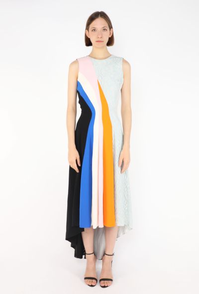 Dior Colorblock Lace Panel Dress, Resort 2014 - 1