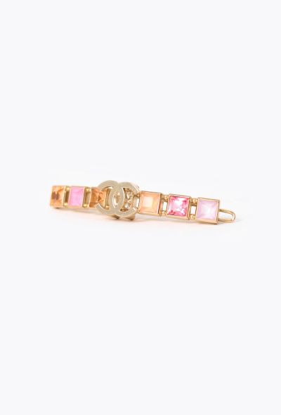 Chanel 2021 Strass 'CC' Hair Clip - 2