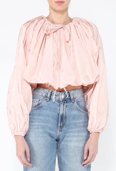 Alaïa 2024 Pleated Cropped Jacket - 1
