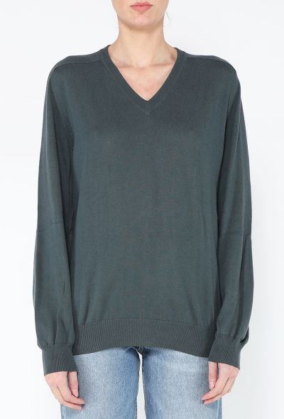 Maison Margiela Leather Elbow Patch Knit - 2