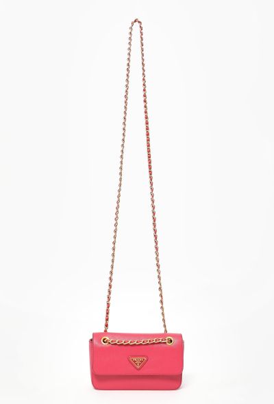 Prada Saffiano Mini Flap Bag - 1