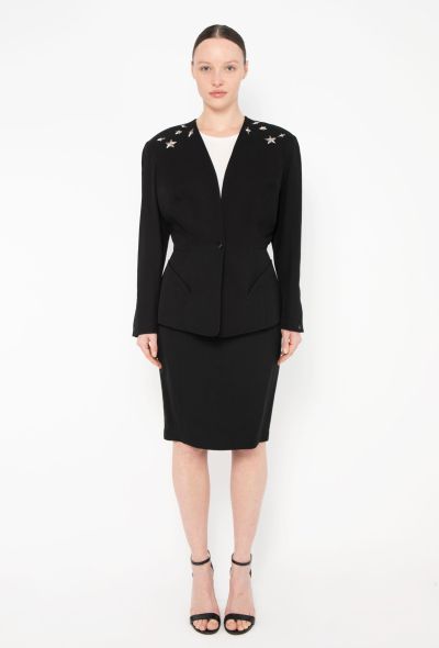 Thierry Mugler F/W 1990 Cinched Star Embellished Ensemble - 1