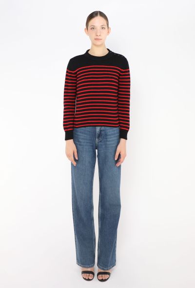 Saint Laurent 2013 Striped Knit Sweater - 2
