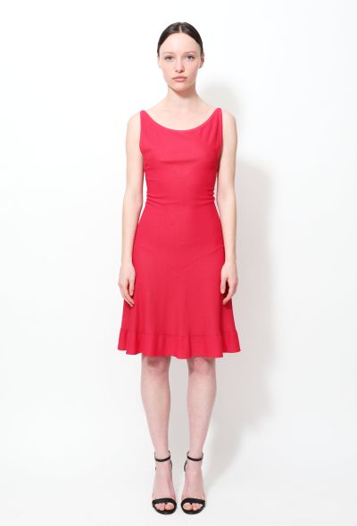 Alaïa Fluted Open Back Dress - 1