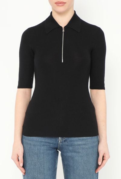 Prada 2019 Cashmere Zipper Polo - 1