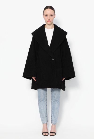 The Row 2021 Misaki Bouclé Shearling Coat - 2