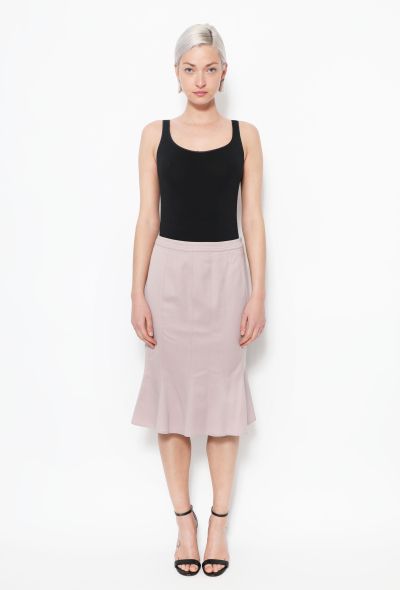 Saint Laurent 2003 Tom Ford Fluted Skirt - 1
