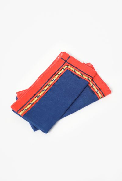 Hermès Vintage Printed Placemat Set - 2