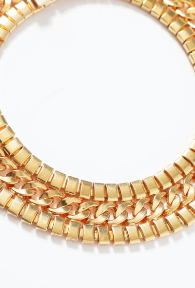 Metallic Chainlink Choker - 2