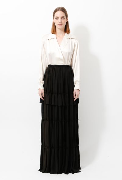 Lanvin Resort 2012 Ruffled Maxi Skirt - 1