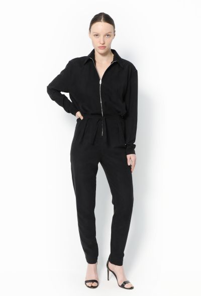 Balenciaga 2012 Belted Zip Jumpsuit - 2