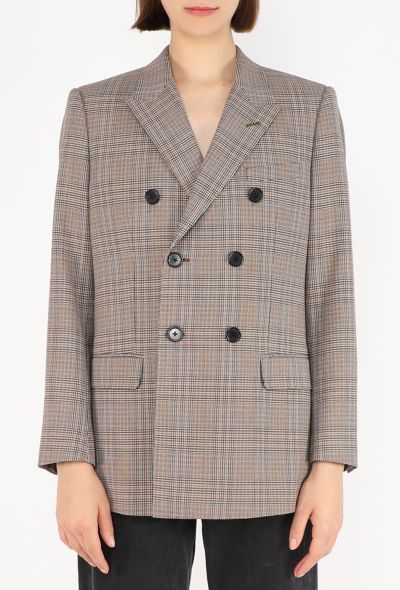 Céline Houndstooth Checkered Blazer, 2022 - 1